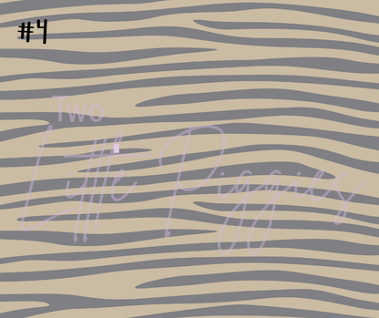 Printed Vinyl - Neutral Safari Collection