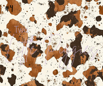 Printed Vinyl - Cowhide Collection