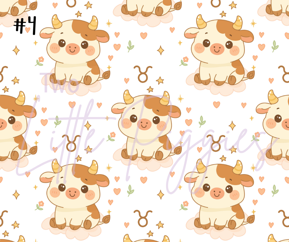 Printed Vinyl - Baby Zodiac