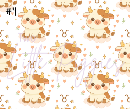 Printed Vinyl - Baby Zodiac