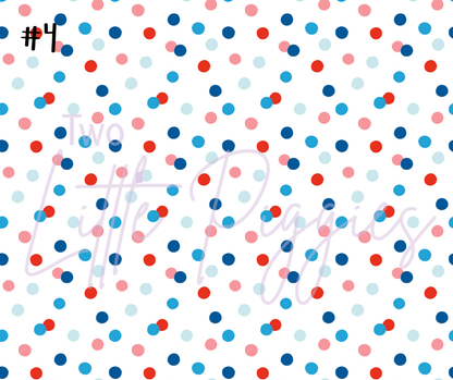 Printed Vinyl - Red, White and Blue Collection