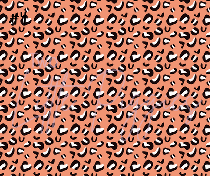 Printed Vinyl - Blush Safari