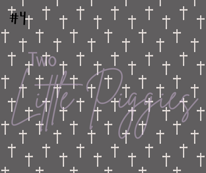 Printed Vinyl - Colorful Crosses