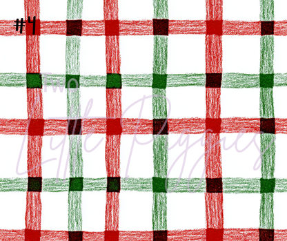 Printed Vinyl - Hand Drawn Christmas