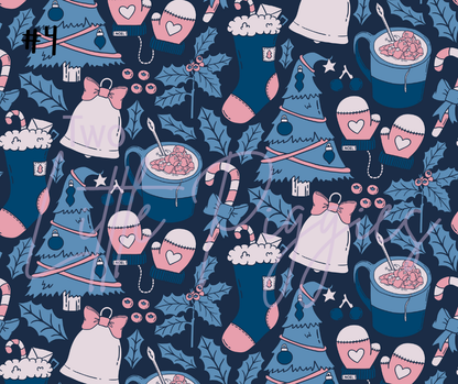 Printed Vinyl - Winter Blush