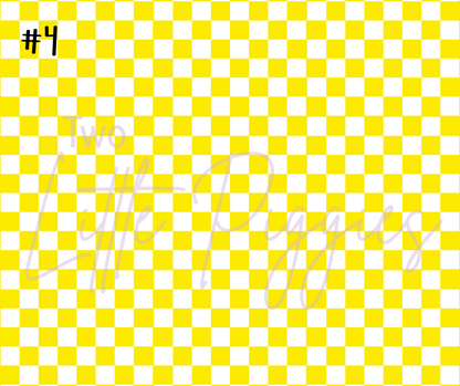 Printed Vinyl - Checkers - Regular