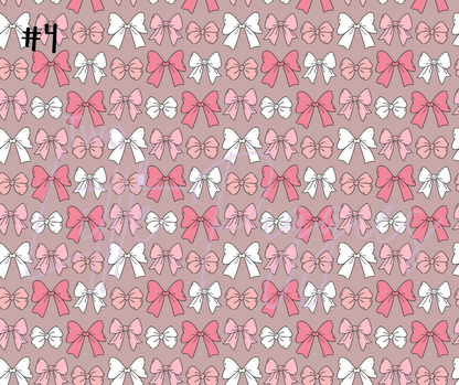 Printed Vinyl - Cutesy Bows Collection