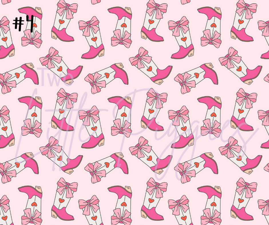 Printed Vinyl - Valentine - Cowgirl