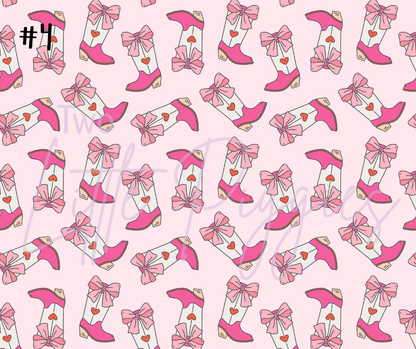 Printed Vinyl - Valentine - Cowgirl