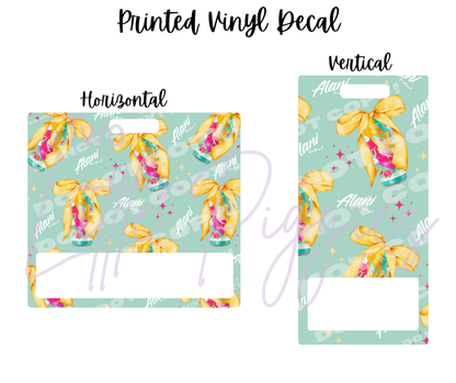 Printed Vinyl - Alani Sherbet Swirl Collection