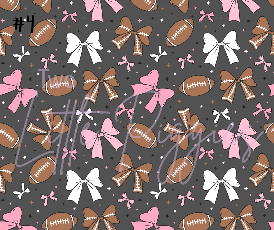 Printed Vinyl - Football Coquette