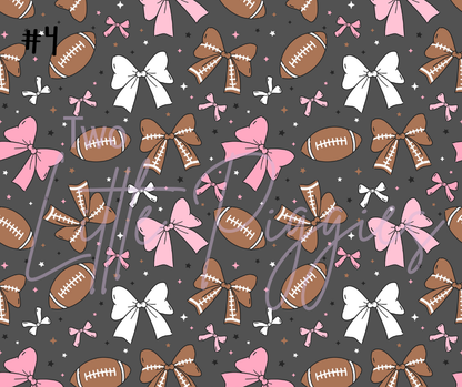 Printed Vinyl - Football Coquette