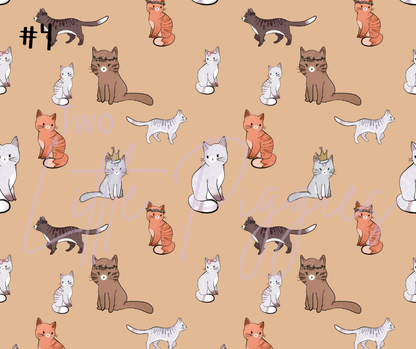 Printed Vinyl - Cute Cats