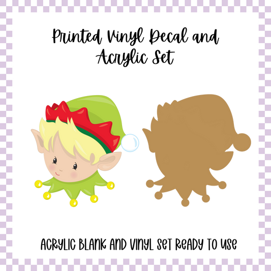 Printed Vinyl and Acrylic Set - Boy Elf Blonde