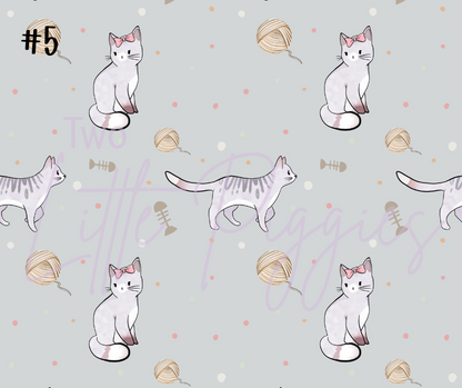 Printed Vinyl - Cute Cats