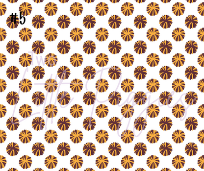 Printed Vinyl - Cheer - Maroon and Gold