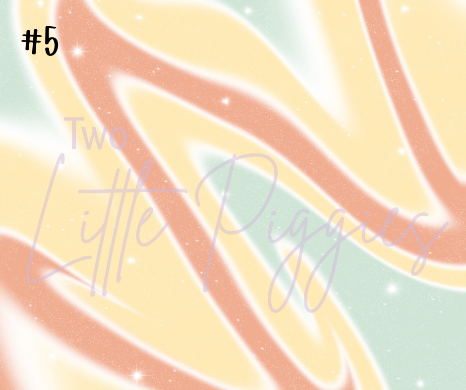 Printed Vinyl - Pastel Ink Spill