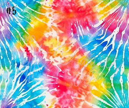 Printed Vinyl - Tie Dye Collection