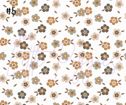 Printed Vinyl - Butterflies in the Garden