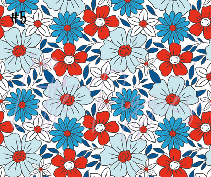 Printed Vinyl - Red, White and Blue Collection