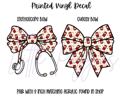 Printed Vinyl - Dr Pepper - Cream