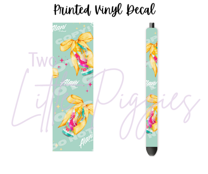 Printed Vinyl - Alani Sherbet Swirl Collection