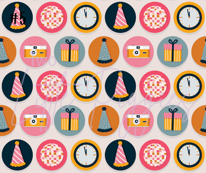 Printed Vinyl - New Year's Celebration