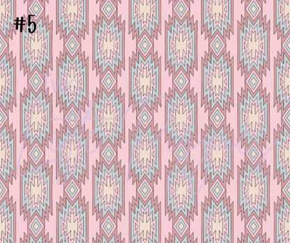 Printed Vinyl - Western Pattern 1 Collection