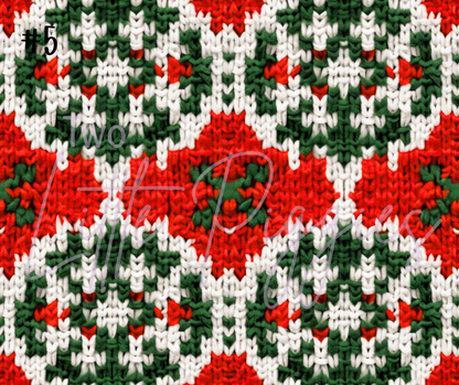 Printed Vinyl - Christmas Knits