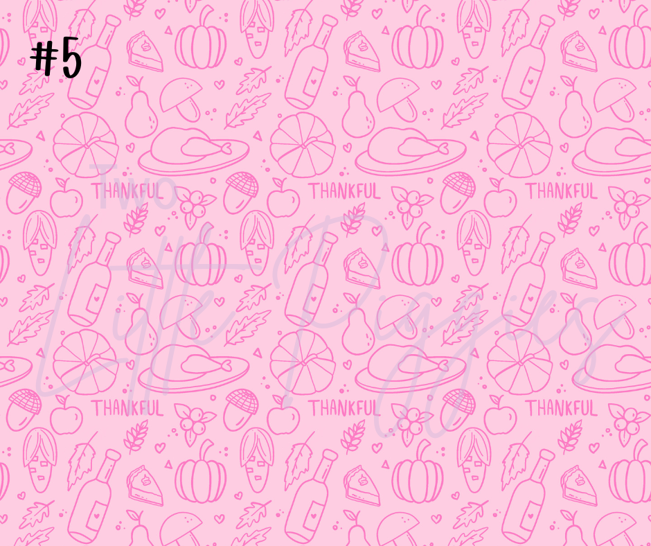 Printed Vinyl - Thankful