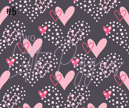 Printed Vinyl - Valentine Hearts