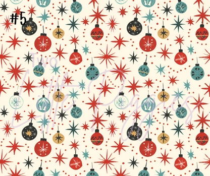 Printed Vinyl - 50s Christmas