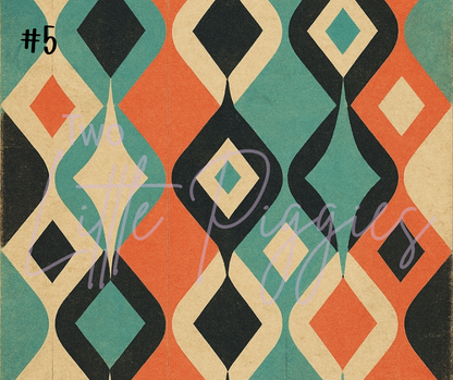 Printed Vinyl - Mid Century