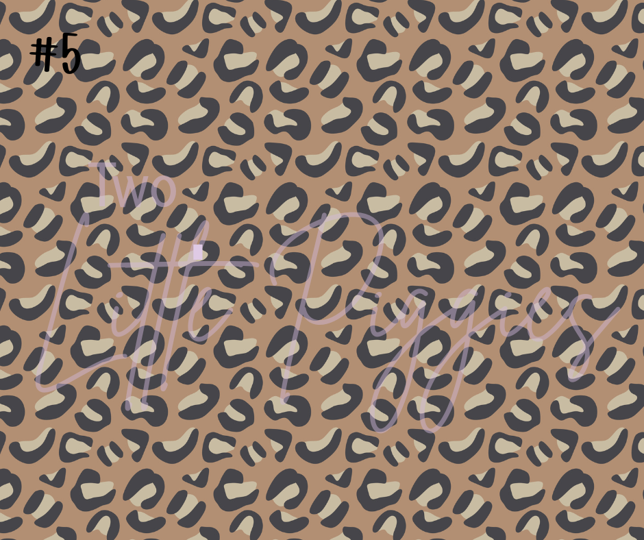 Printed Vinyl - Neutral Safari Collection