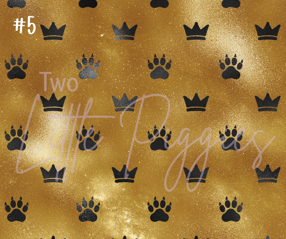 Printed Vinyl - Taurus - Black and Gold