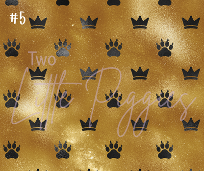 Printed Vinyl - Taurus - Black and Gold