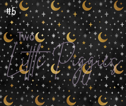 Printed Vinyl - Leo - Black and Gold