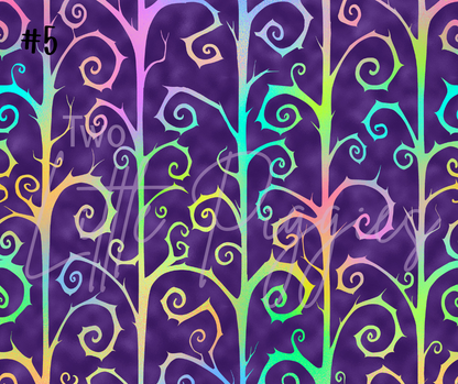 Printed Vinyl - Halloween - Rainbow Halloween
