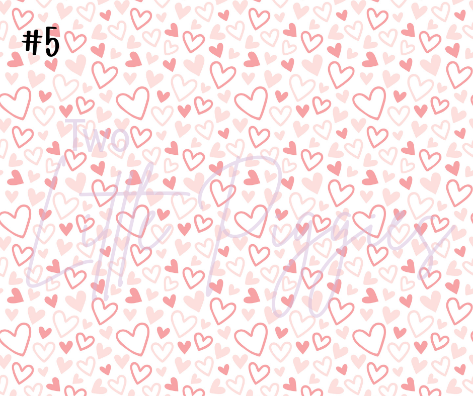 Printed Vinyl - Valentine - Celebrate Love