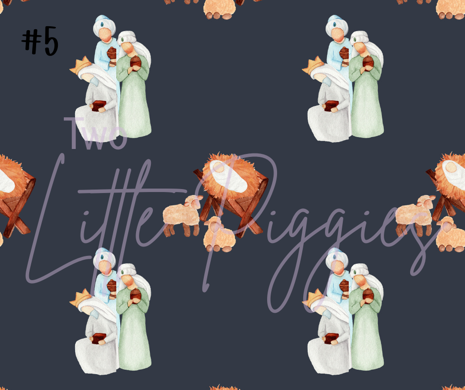 Printed Vinyl - Nativity