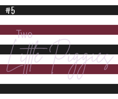 Printed Vinyl - Cheer - Burgundy, White and Black