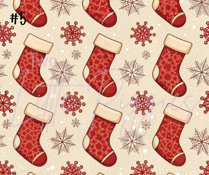 Printed Vinyl - Traditional Christmas