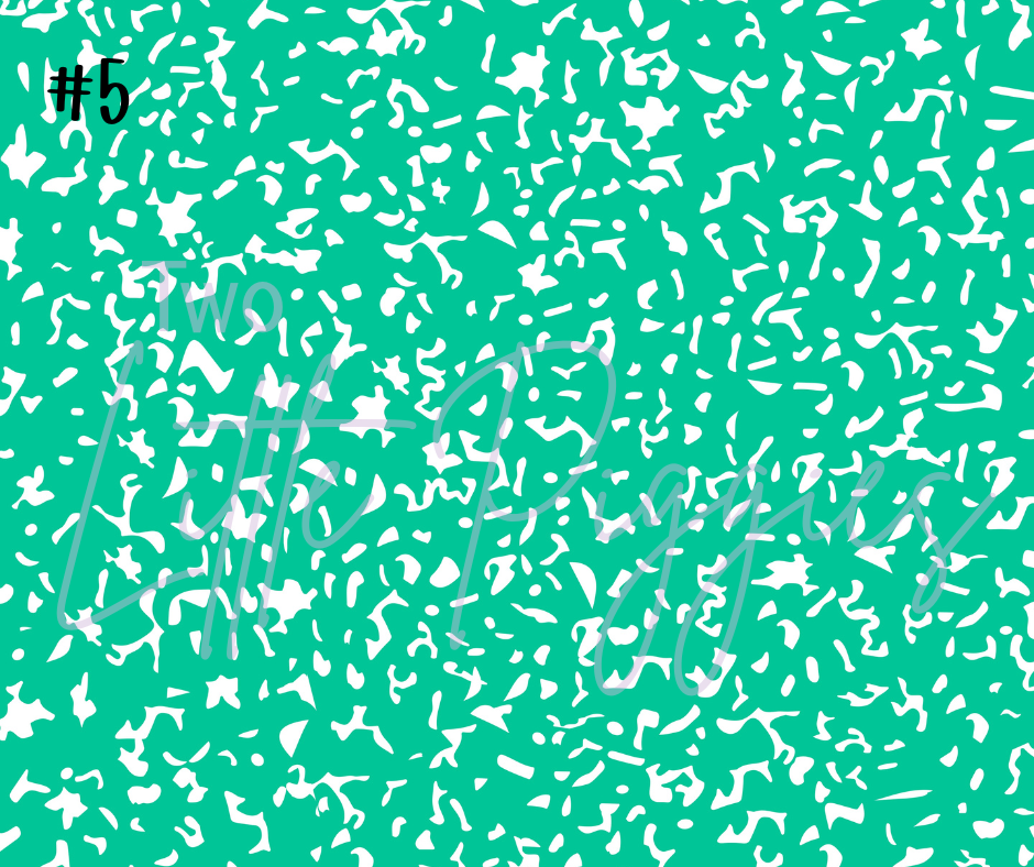 Printed Vinyl - Composition Notebook