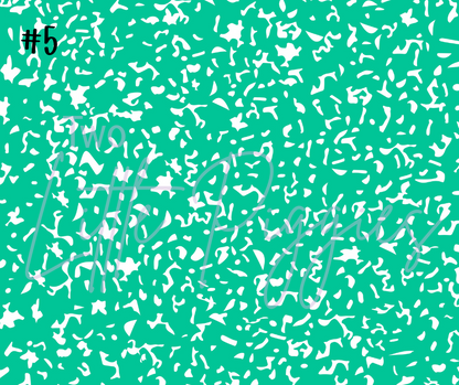 Printed Vinyl - Composition Notebook