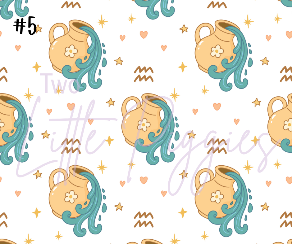Printed Vinyl - Baby Zodiac