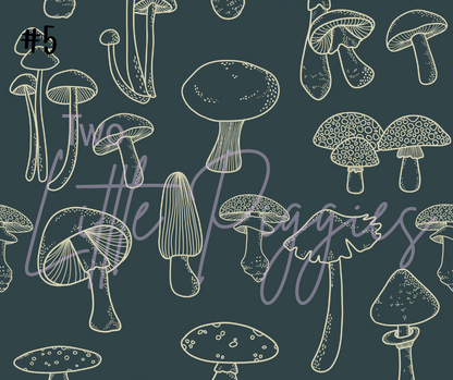 Printed Vinyl - Mushroom Forest
