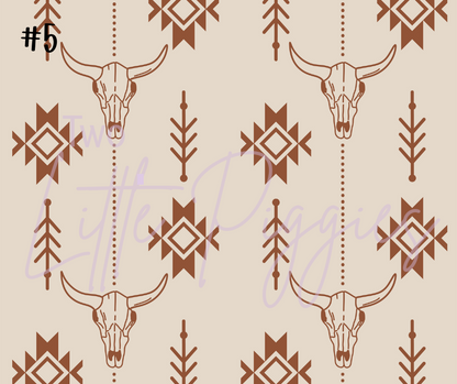 Printed Vinyl - Western Pattern 2 Collection