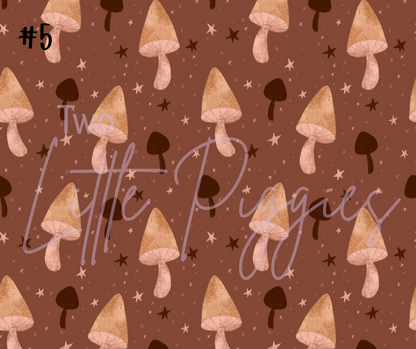 Printed Vinyl - Autumn Mushrooms