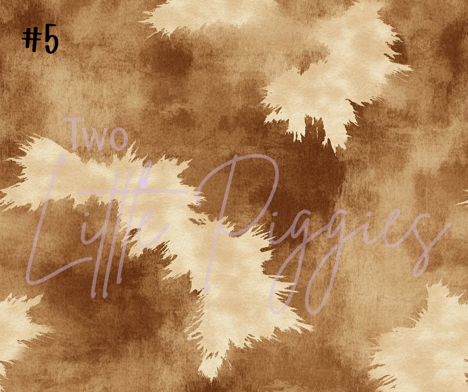 Printed Vinyl - Cowhide Collection