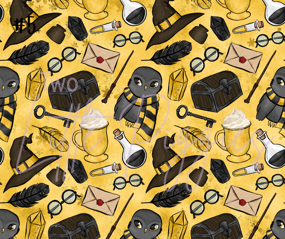 Printed Vinyl - HP - Hufflepuff